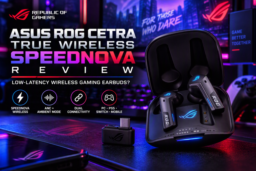 ASUS ROG Cetra-style true wireless earbuds